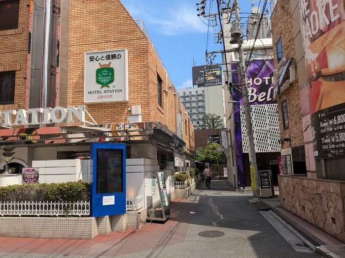 鶯谷のホテル街