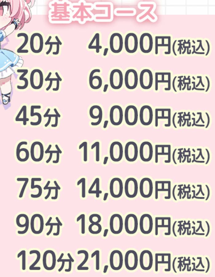 ちいかの！池袋店の料金