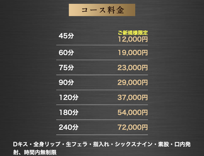Club Rosaの料金